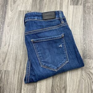 HIDDEN Skinny Leg High Rise Stretch Dark Wash Blue Denim Jeans Women's Size 27